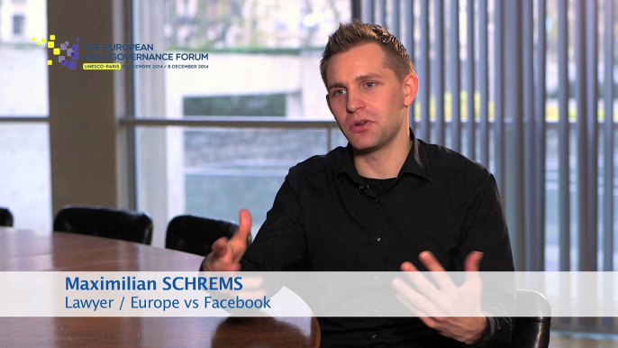 [INTERVIEW] Maximilian Schrems - European Data Governance Forum 2014