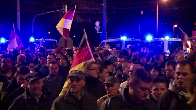 Allemagne: manifestation à Dresde contre les demandeurs d'asile