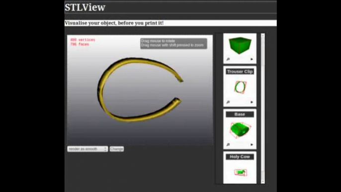 STL 3D Viewer Preview