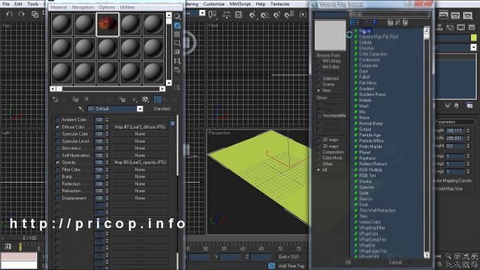 3ds max tutorial - Opacity map