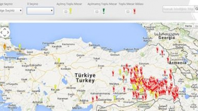 İnsan Hakları Derneği'nden Yeni Toplu Mezar Haritası