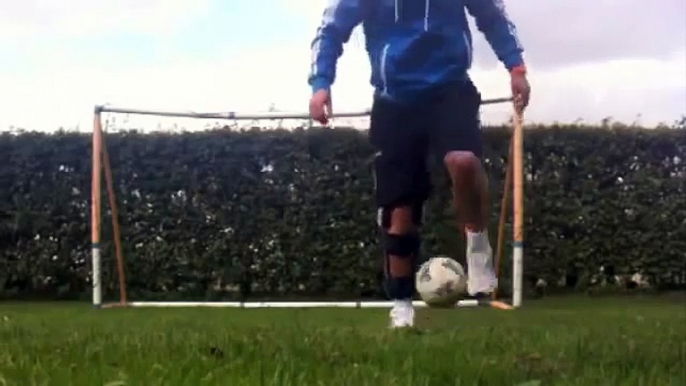 Learn an easy but cool football trick   soccer skills