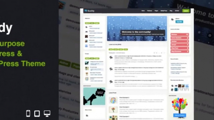 Buddy: Multi-purpose Word Press & BuddyPress Theme