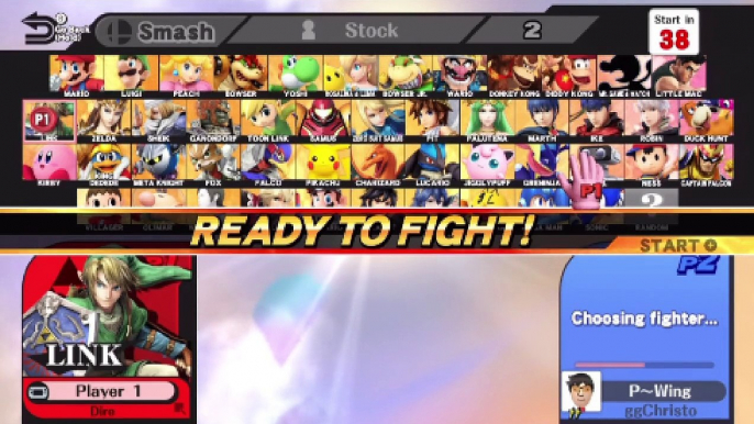 Super Smash Bros. For Wii U Ranked Online Wi-Fi Battle / Match / Fight - Playing As A Nintendo Character