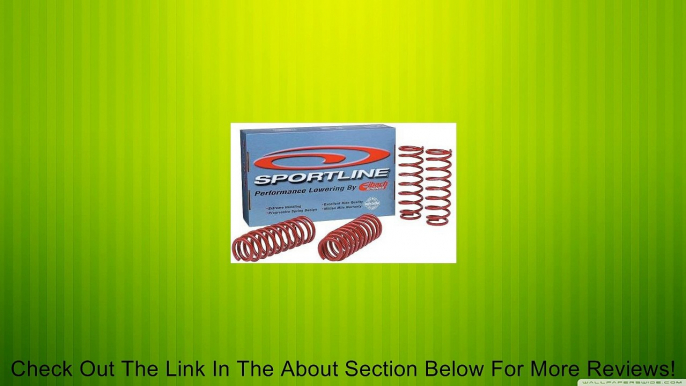 Eibach (410582) Sportline Lowering Spring Kit Review