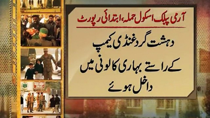 11 terrorists were involved in Peshawar school attack -report-Dunya News.