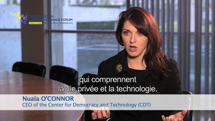 [INTERVIEW] Nuala O'Connor - European Data Governance Forum 2014