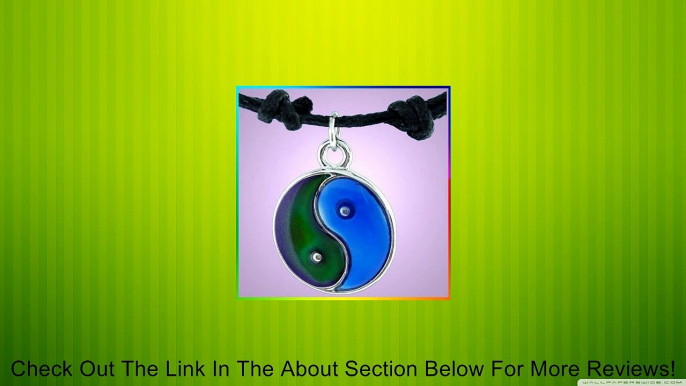 Blue and Green Yin Yang Love and Mood Friendship Pendent Cord Necklace Review