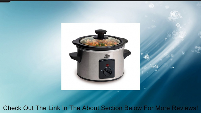 Maxi-Matic Maxi-Matic MST-250XS 1.5 qt. Elite Gourmet Slow Cooker Review