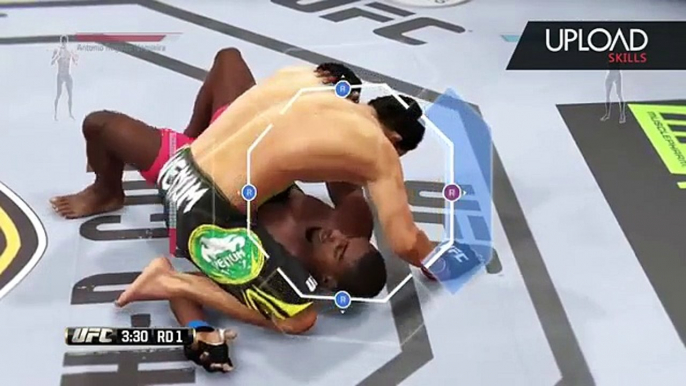 EA UFC Submissions 101 - The Armbar From Crucifix (Dominant)