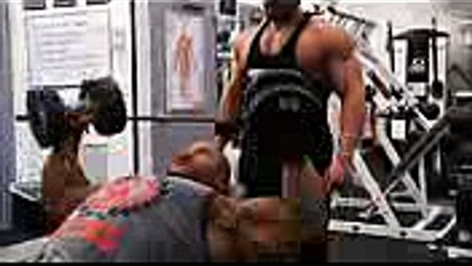 4x Mr Olympia Phil Heath and Pro Bodybuilder Marc Lobliner CHEST TRAINING RAW AND UNEDITED