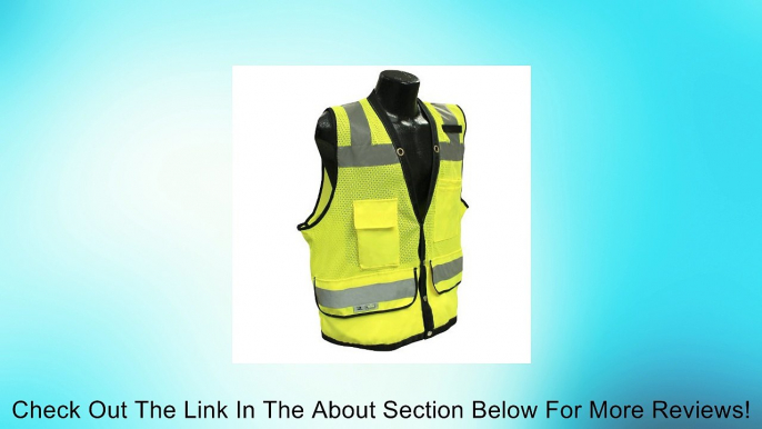 Radians SV59-2ZGD-L Class 2 Heavy Duty Surveyor Safety Vest, Green Mesh Solid, Large Review