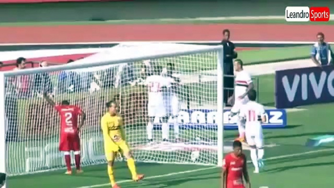 Gols, São Paulo 4 x 0 Audax - Paulistão 21_02_2015‬