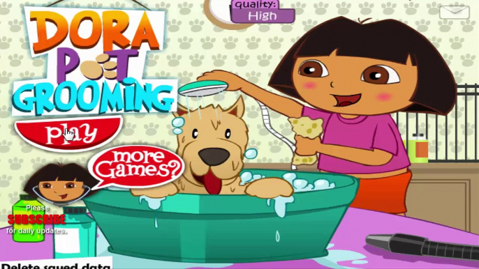 Dora l'exploratrice jeu - animal Dora jeu de toilettage pour les enfants - Jeux gratuits en ligne