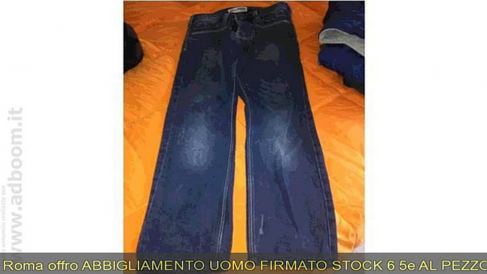 ROMA, FONTE NUOVA   ABBIGLIAMENTO UOMO FIRMATO STOCK 6,5E AL PEZZO EURO 1