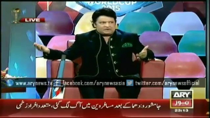 Umer Sharif funny pray for Pakistan cricket team