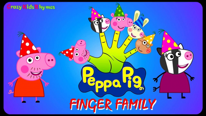 Finger Family Peppa Pig Cartoon Rhyme | Children Nursery Rhyme Toddlers Rhymes