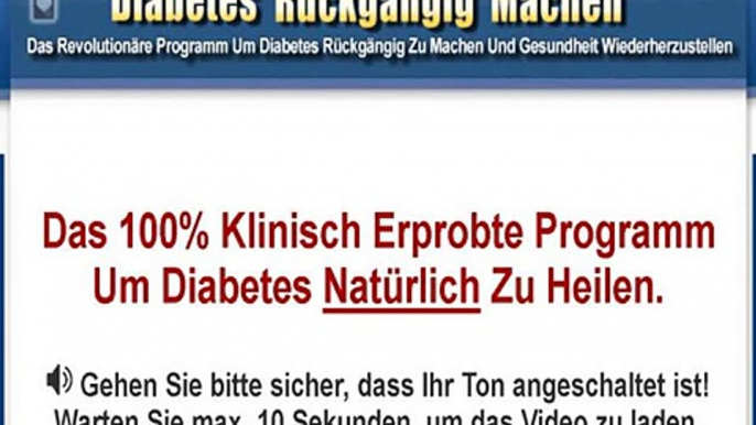 German Version - Reverse Your Diabetes Today!