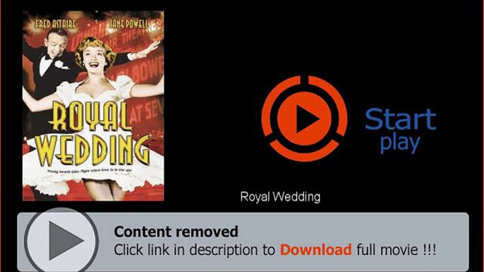 Royal Wedding Movie Streaming