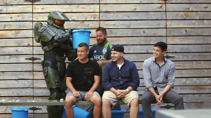 Halo Master Chief and the Ice Bucket Challenge Halo 5 Guardians Multiplayer Beta