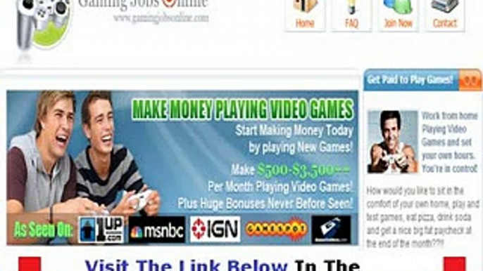 Don't Buy Gaming Jobs Online Gaming Jobs Online Review Bonus + Discount