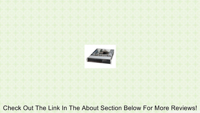 Supermicro SuperChassis 2U Rackmount Server Chassis CSE-213A-R740WB Black Review