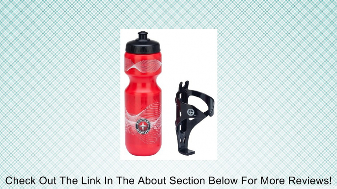 Schwinn Nylon Water Bottle and Nylon Cage (Red, 23-Ounce) Review