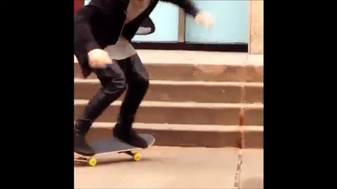 FAIL : Justin Bieber chute pendant une démonstration de skateboard !