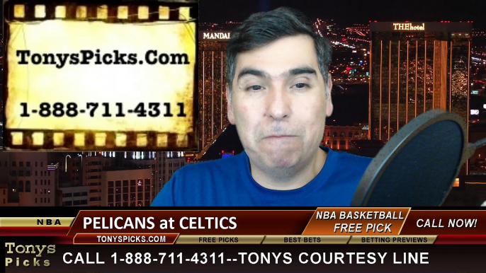 Boston Celtics vs. New Orleans Pelicans Free Pick Prediction NBA Pro Basketball Odds Preview 1-12-2015