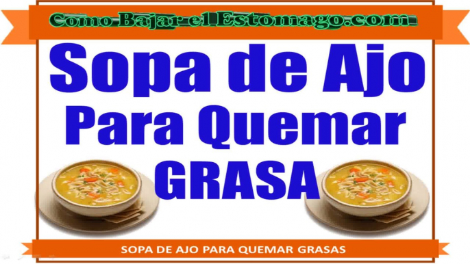 Sopa de Ajo para Bajar de Peso