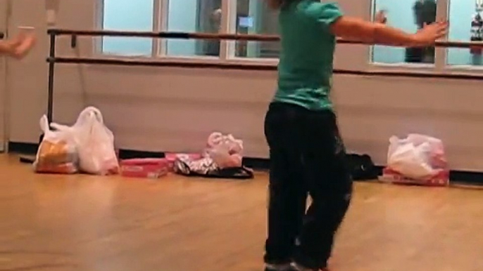 9 year old Amazing Dance video of Emily a very talented young girl hip hop dancer at practice 2010