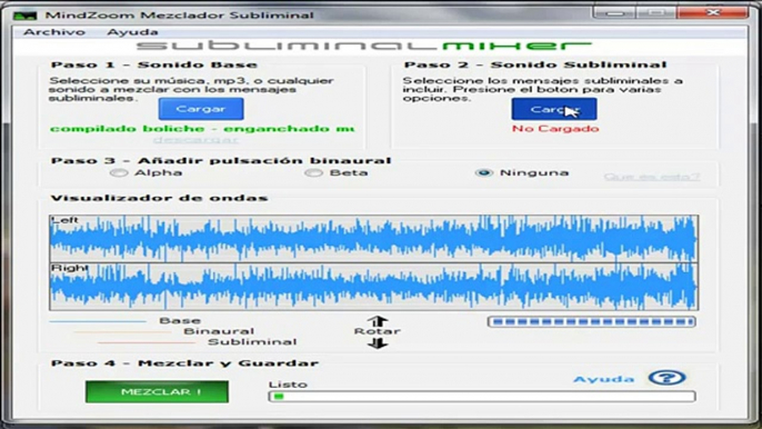 Tutorial como usar el programa Mindzoom de afirmaciones positivas video 2