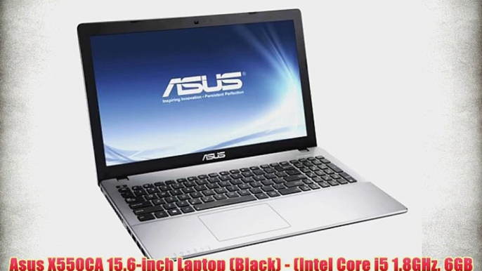 Asus X550CA 15.6-inch Laptop (Black) - (Intel Core i5 1.8GHz 6GB RAM 500GB HDD DVDRW LAN WLAN