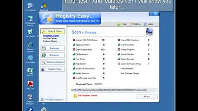 Registry Easy is very simple to use Windows Registry cleaner