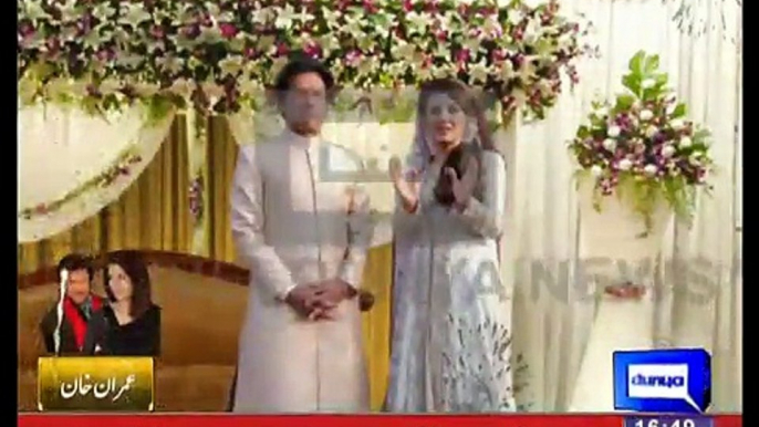 Marriage Photos of Imran Khan and Reham Khan