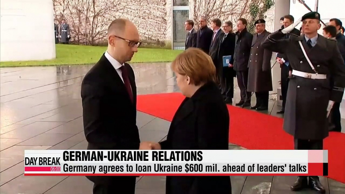 Germany agrees to loan Ukraine $600 mil. ahead of leaders' talks