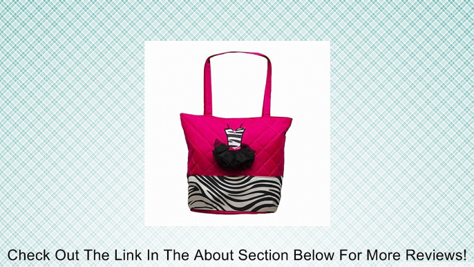 Girls Pink Zebra Ballet Tutu Tote Dance Bag Review