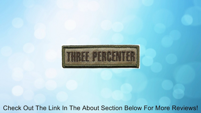 Three Percenter Tactical Morale Patch - Multitan by Gadsden and Culpeper Review