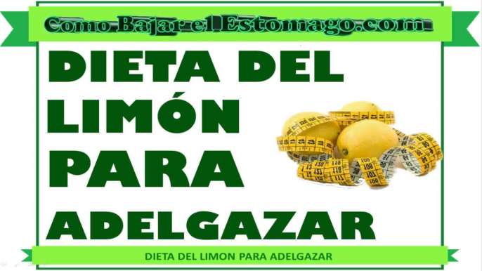 Dieta del Limon para Bajar de Peso