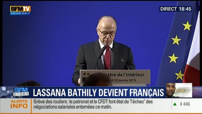 Naturalisation de Lassana Bathily (1/5): "Il s'est comporté en citoyen courageux dans des circonstances dramatiques", Bernard Cazaneuve – 20/01