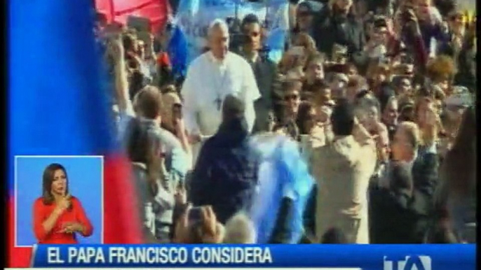 Papa Francisco anuncia que visitará Ecuador