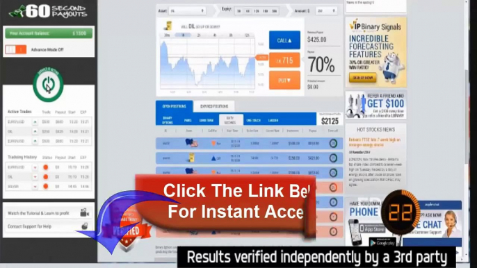 60 SECOND PAYOUTS REVIEW The New 60 Seconds Payouts Bot DEMO By Todd Carter