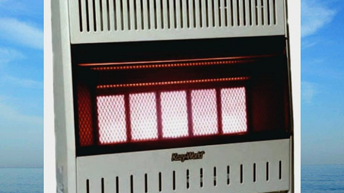 Kozy World KWP322 25000-BTU Vent-Free LP-Gas Infrared Wall Heater