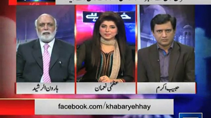 Haroon Rasheed Revealing Ex Army Officers Are Supporting Tahir-ul-Qadri Not Imran Khan