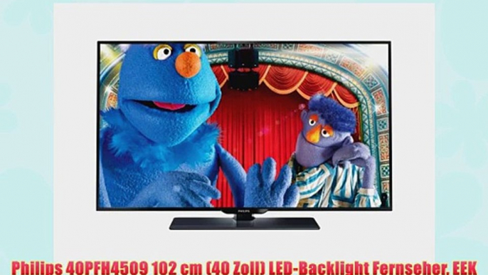 Philips 40PFH4509 102 cm (40 Zoll) LED-Backlight Fernseher EEK A  (Full HD DVB-T/C SmartTV