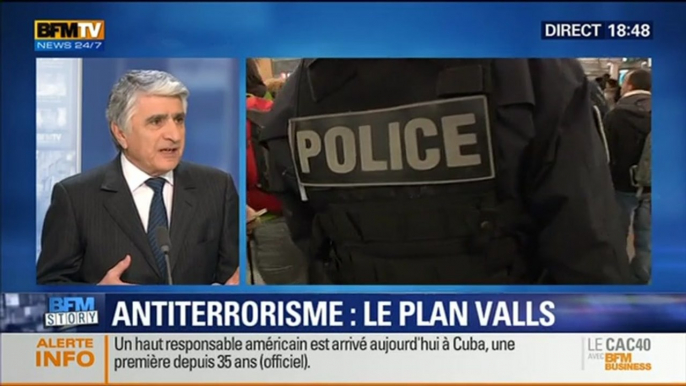 BFM Story: Lutte contre le terrorisme: Manuel valls prône un "renforcement significatif des moyens humains et matériels" – 21/01