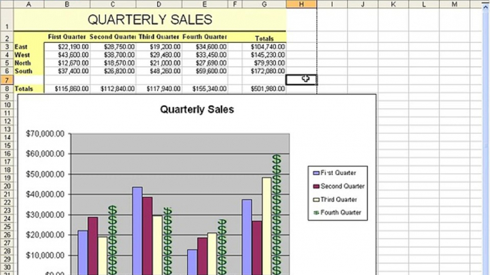 Ms Excel 2003 Training- Printing Charts (Part 41)