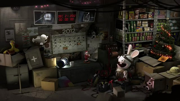 Ubisoft - jeux vidéo, "Les Lapins Crétins et la fin du monde" - décembre 2012 - complet