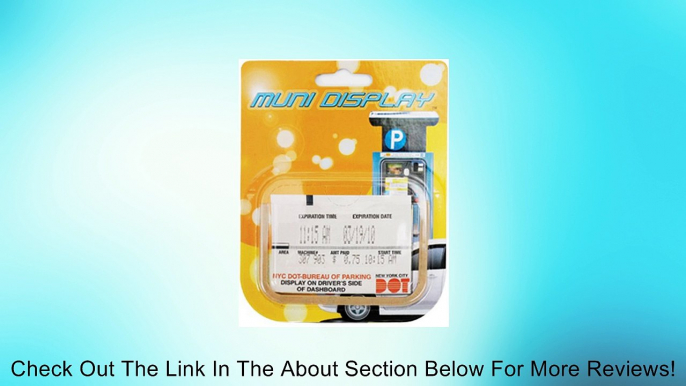 Muni Display Parking Slip Holder Review