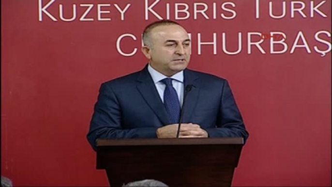 Dışişleri Bakanı Mevlüt Çavuşoğlu-Kktc Cumhurbaşkanı Eroğlu Ortak Basın Toplantısı 2